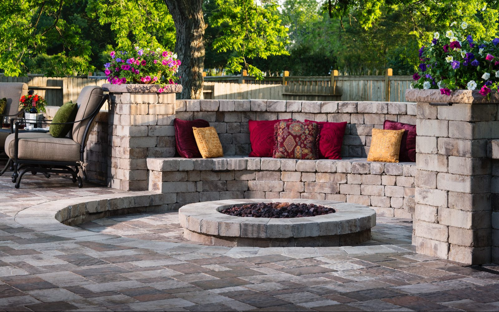Rock Patio With Fire Pit
 Turn Up the Heat with These Cozy Fire Pit Patio Design