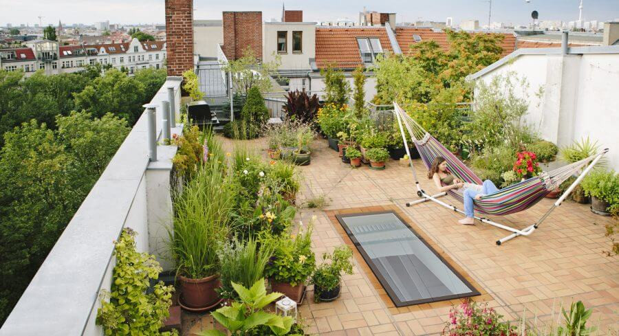 Rooftop Terrace Landscape
 No Garden Create A Roof Terrace With These Tips