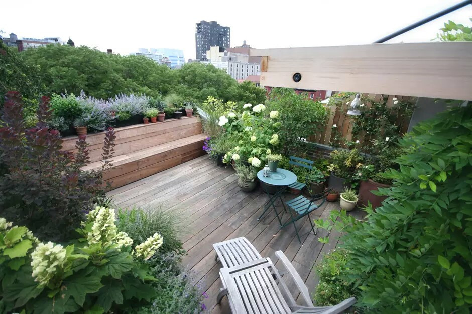 Rooftop Terrace Landscape
 Terrace Gardens of New York City