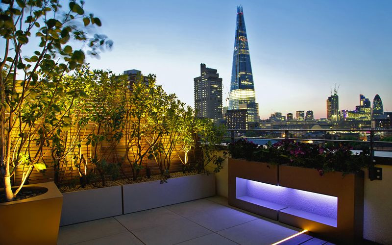 Rooftop Terrace Landscape
 Roof terrace design and build modern rooftops London