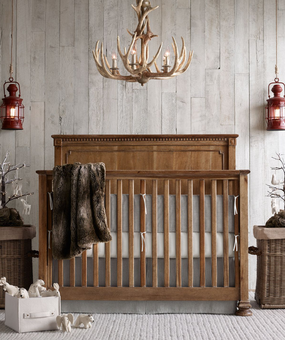 Rustic Baby Bedroom
 COLOR SCHEME rustic nursery with outdoorsy accents