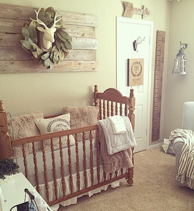 Rustic Baby Bedroom
 Pin by Jan P on At Home with White