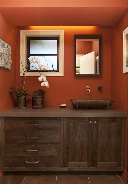 Rustic Bathroom Colors
 Stately Country Rustic Bathroom by Tineke Triggs on
