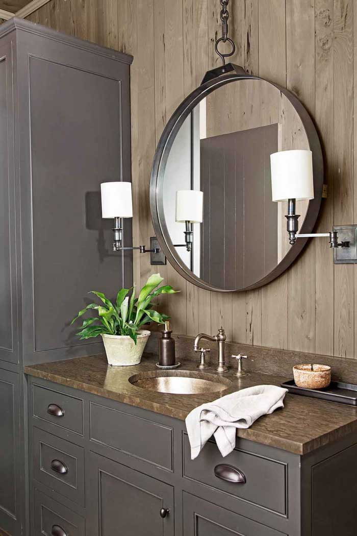 Rustic Bathroom Vanity Mirrors
 Rustic Cabin Bathroom Decor And DIYs Rustic Crafts
