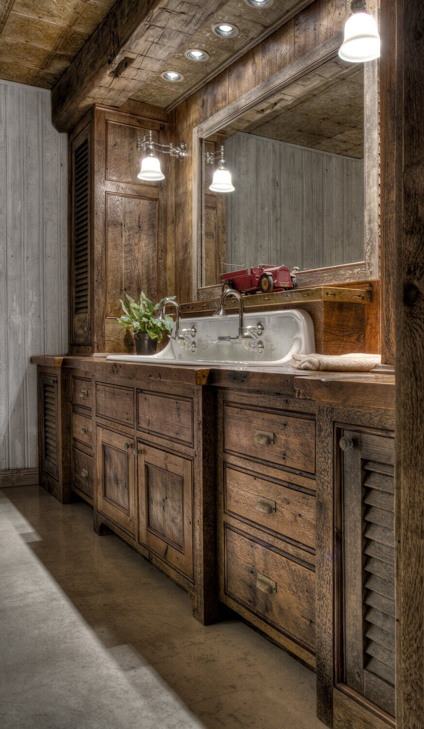 Rustic Bathroom Vanity Mirrors
 31 Impressive DIY Rustic Farmhouse Bathroom Vanity Ideas