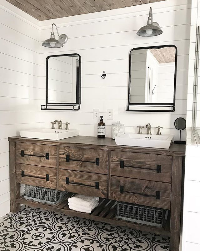 Rustic Bathroom Vanity Plans
 Ana White