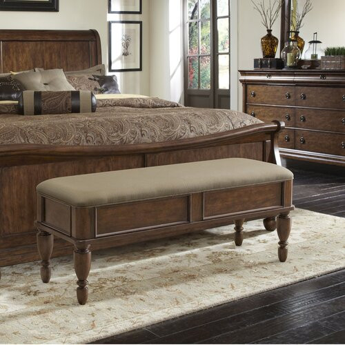 Rustic Bedroom Bench
 Liberty Furniture Rustic Traditions Upholstered Bedroom