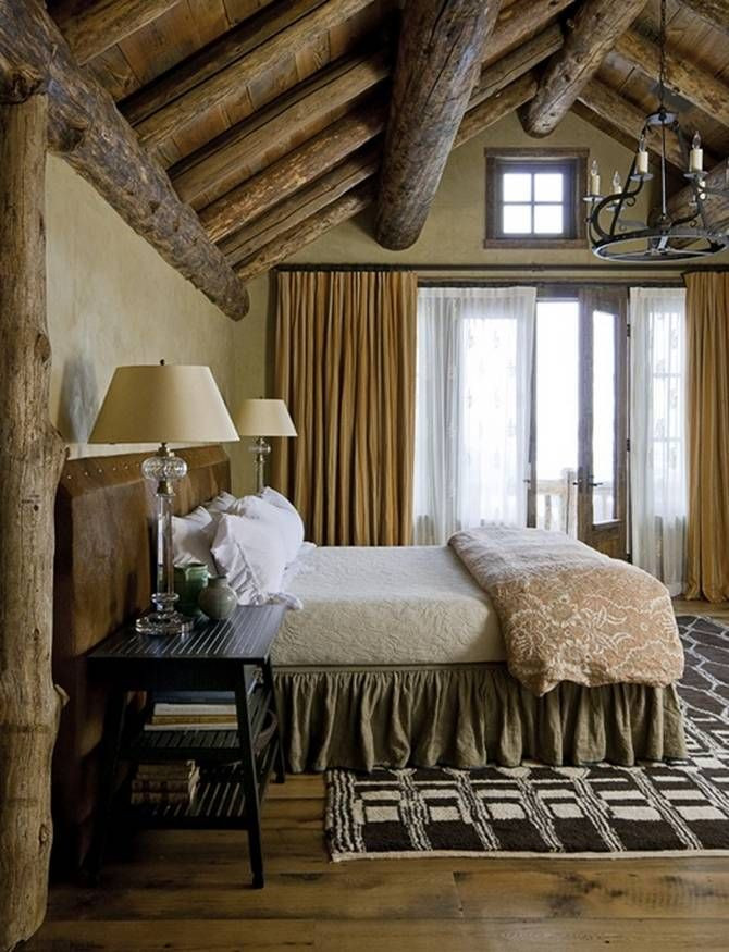 Rustic Bedroom Curtains
 Inspiring Rustic Bedroom Decor Ideas – HomesFeed