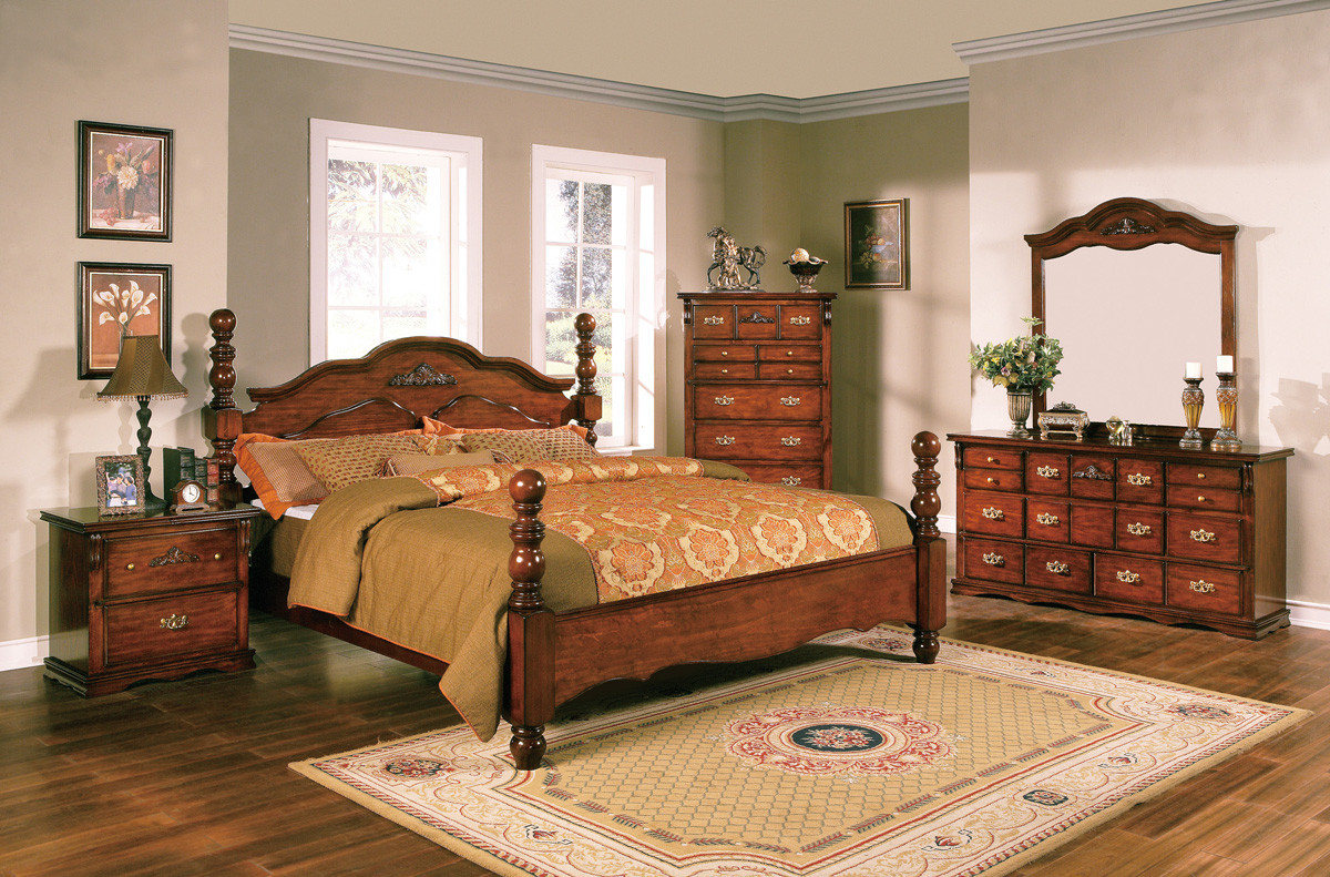 Rustic Bedroom Furniture
 Coventry Solid Pine Rustic Style Bedroom Furniture Set