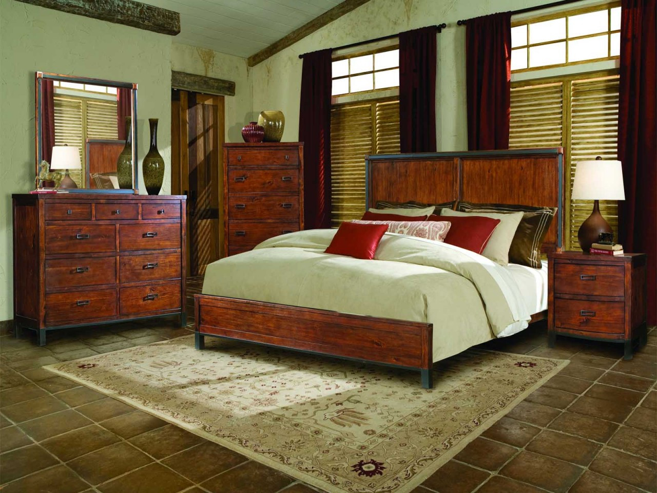 Rustic Bedroom Furniture
 Breathtaking Rustic Bedroom Furniture Sets with Warm