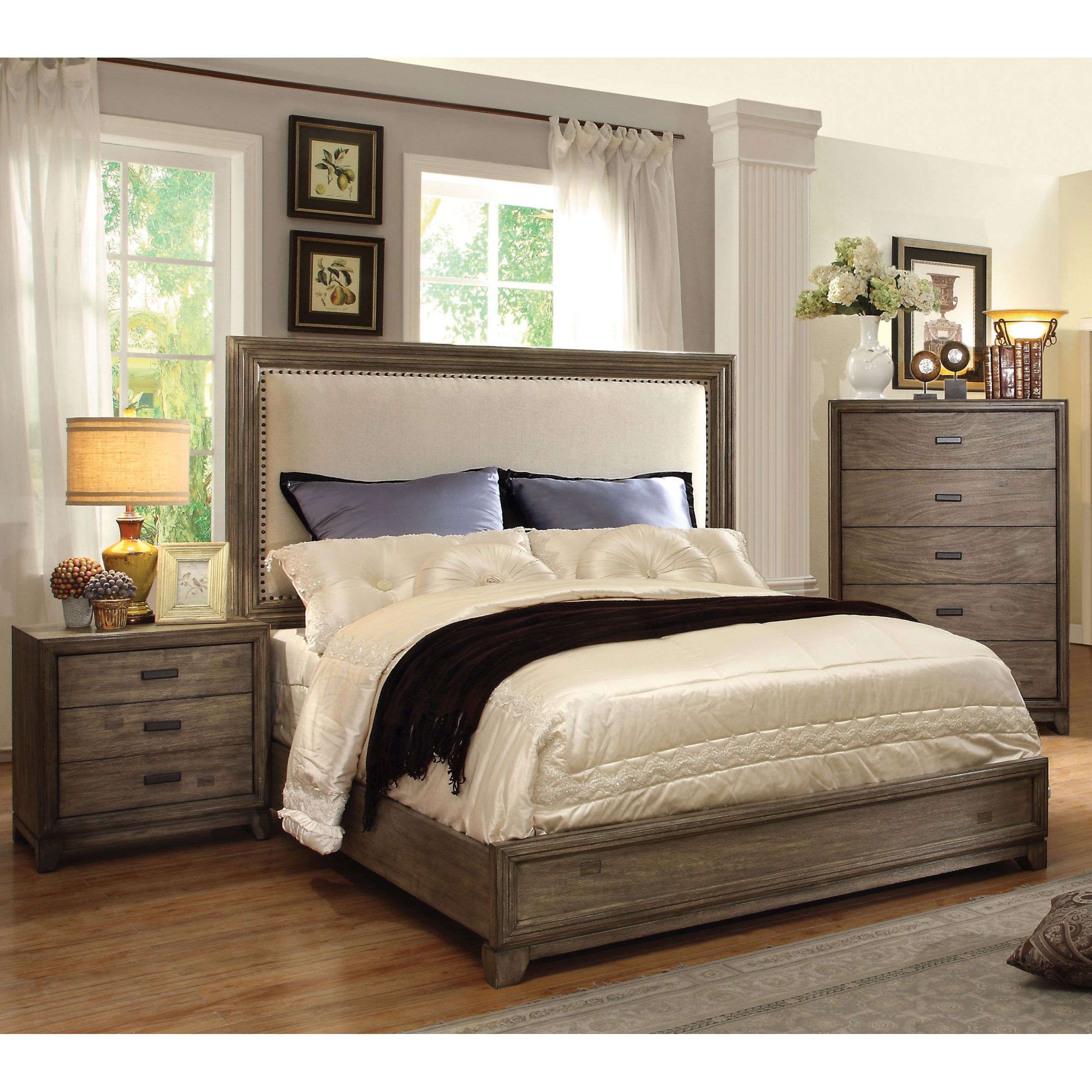 Rustic Bedroom Furniture Sets
 Shop Furniture of America Arian Rustic 3 Piece Natural Ash