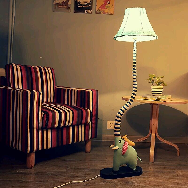 Rustic Bedroom Lamps
 Cottage floor lamp cartoon bedroom lights child real