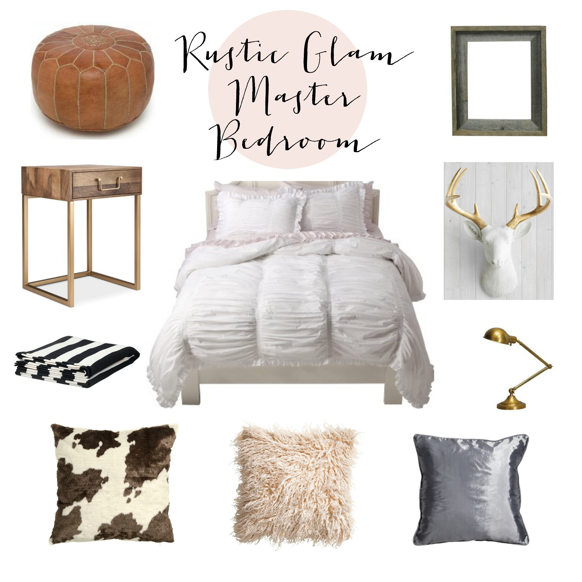 Rustic Glam Bedroom
 Rustic Glam Master Bedroom Inspiration Lauren McBride