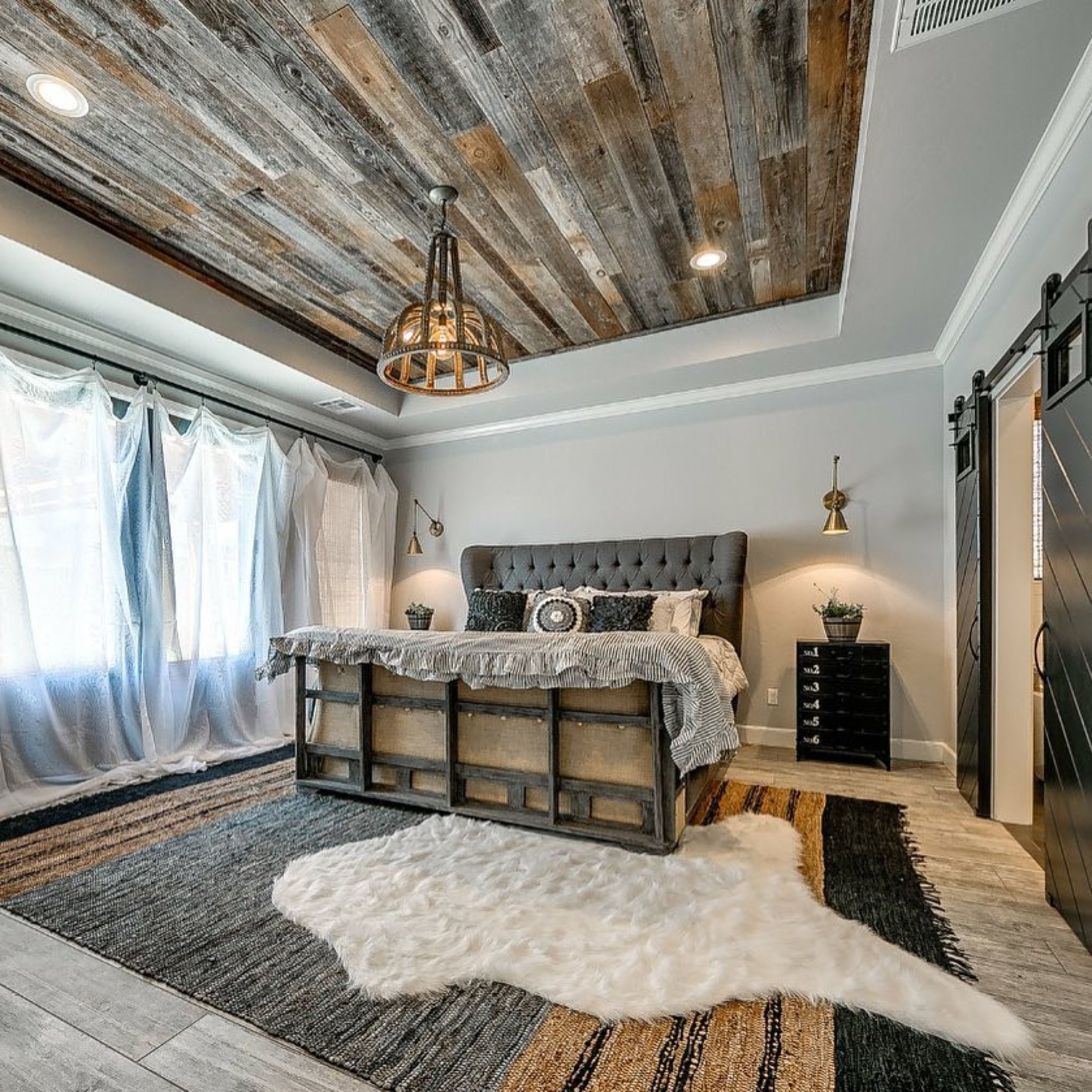 Rustic Glam Bedroom
 Urban Farmhouse Designs