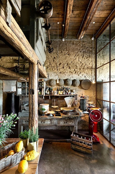 Rustic Italian Kitchen
 Italian Rustic Spaces Panda s House