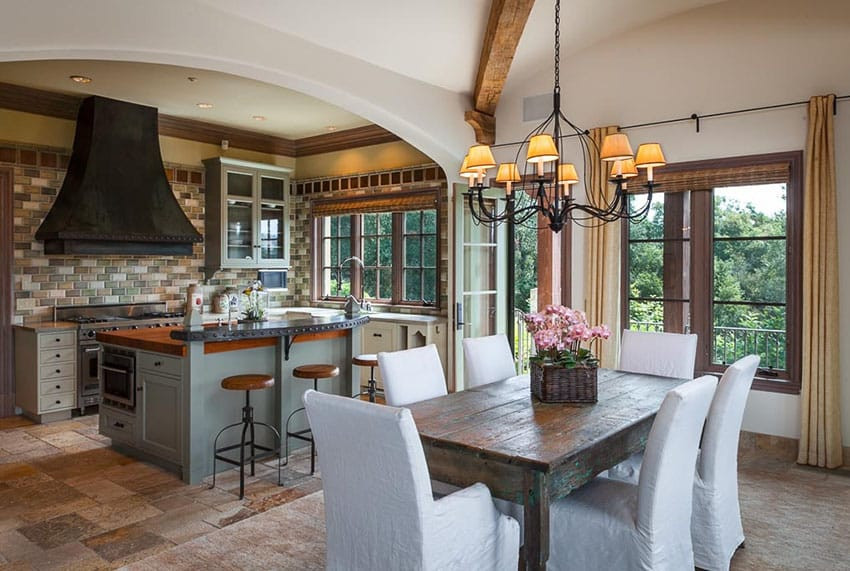 Rustic Italian Kitchen
 Luxury Tuscan Style Home Design Designing Idea