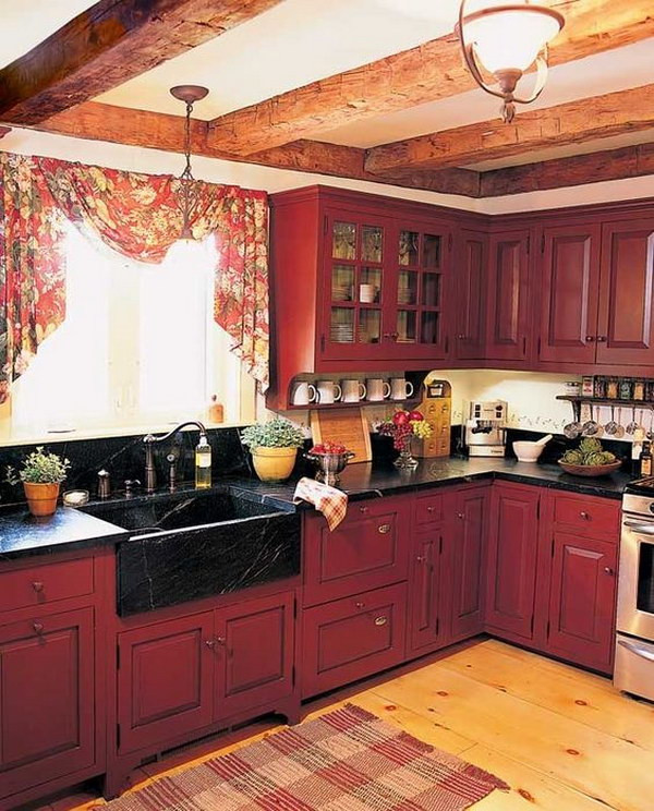 Rustic Kitchen Colors
 80 Cool Kitchen Cabinet Paint Color Ideas Noted List