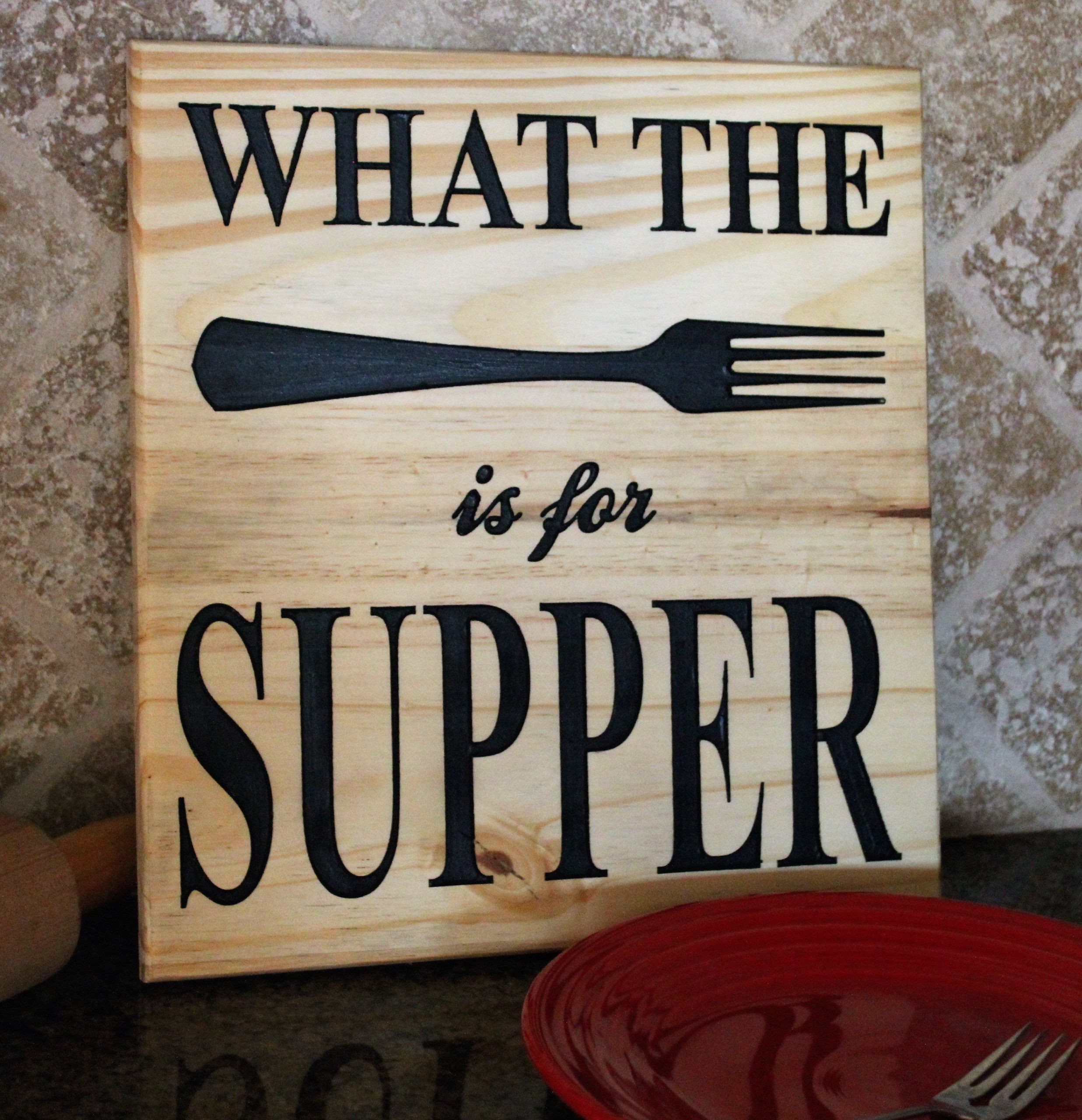 Rustic Kitchen Sign
 Funny Kitchen Signs Rustic Kitchen Decor What The Fork
