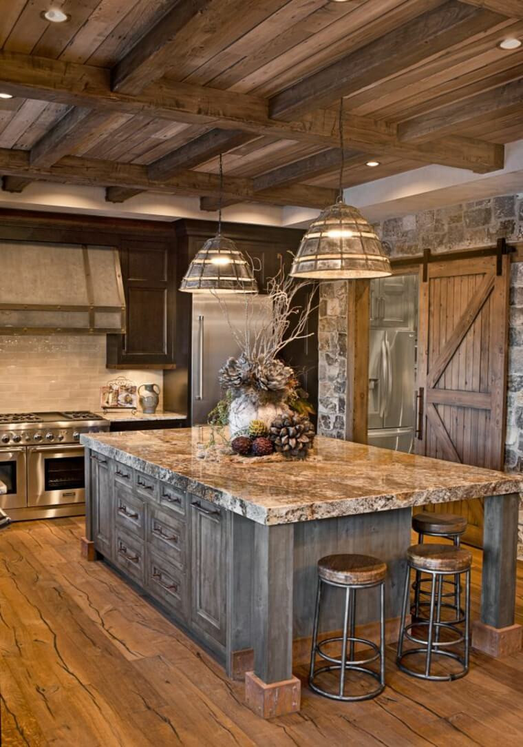 Rustic Kitchen Themes
 27 Best Rustic Kitchen Cabinet Ideas and Designs for 2017