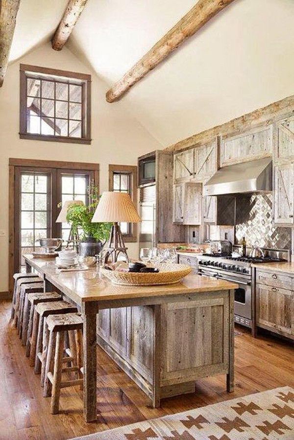 Rustic Kitchen Themes
 27 Vintage Kitchen Design With Rustic Styles