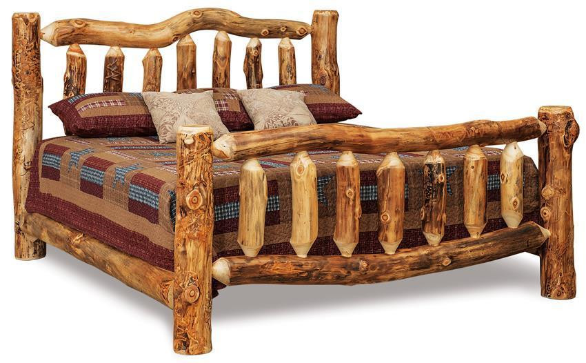 Rustic Log Bedroom Furniture
 Rustic Amish Log Cabin Bed From DutchCrafters Amish Furniture