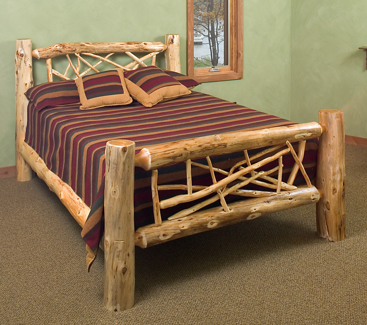Rustic Log Bedroom Furniture
 Bedroom