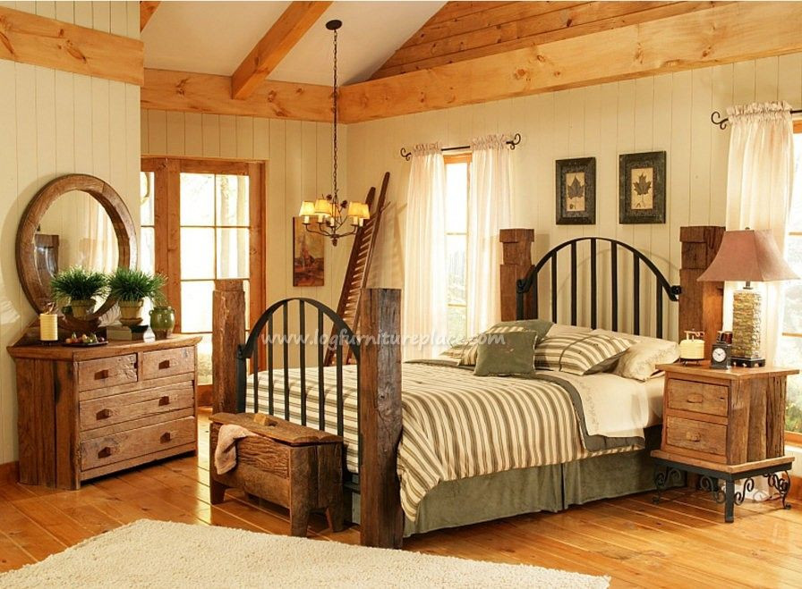 Rustic Log Bedroom Set
 Rustic Log Bedroom Furniture Log Furniture Bed Reclaimed