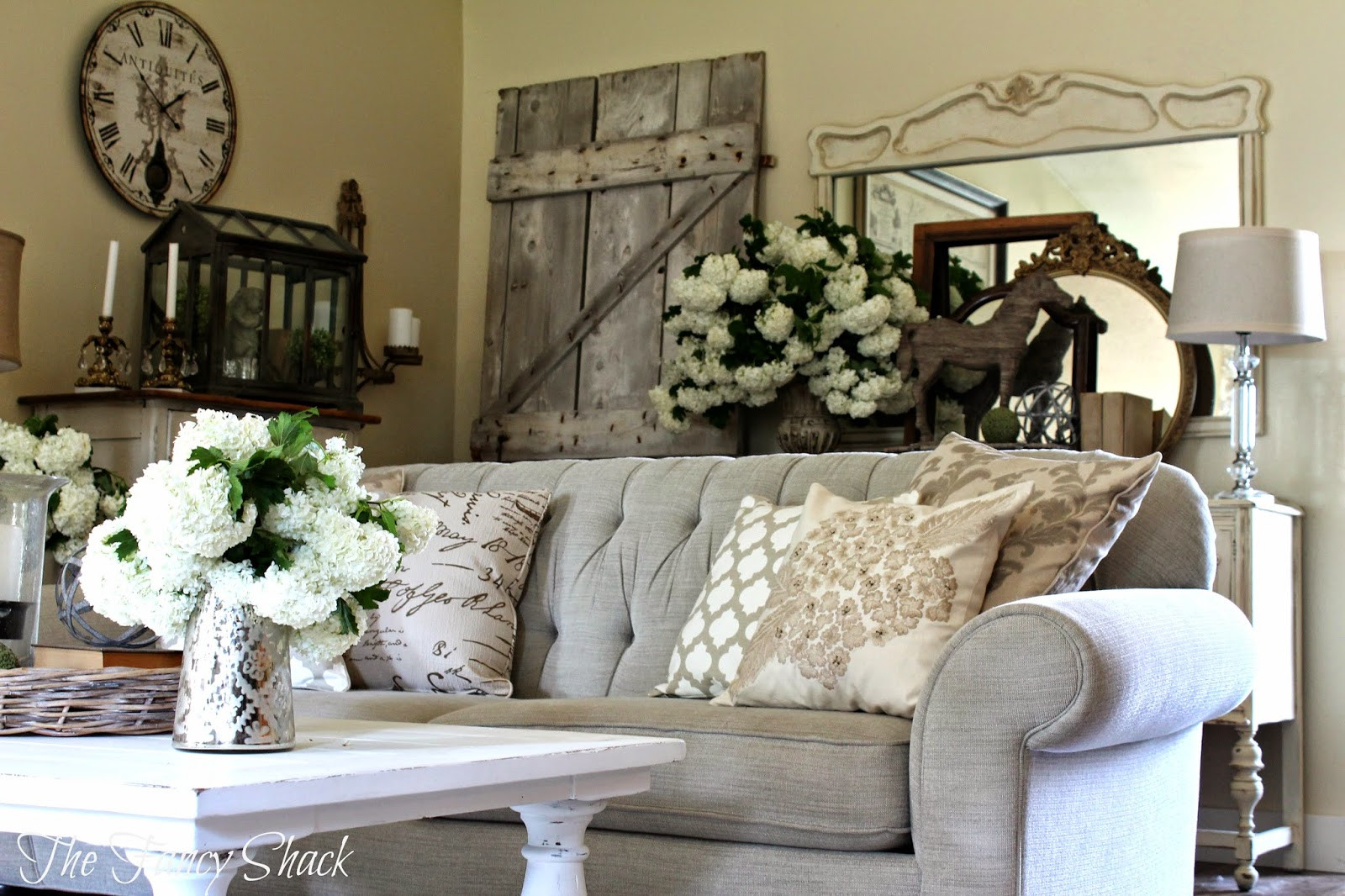 Rustic Shabby Chic Living Room
 The Fancy Shack New Living Room Furniture