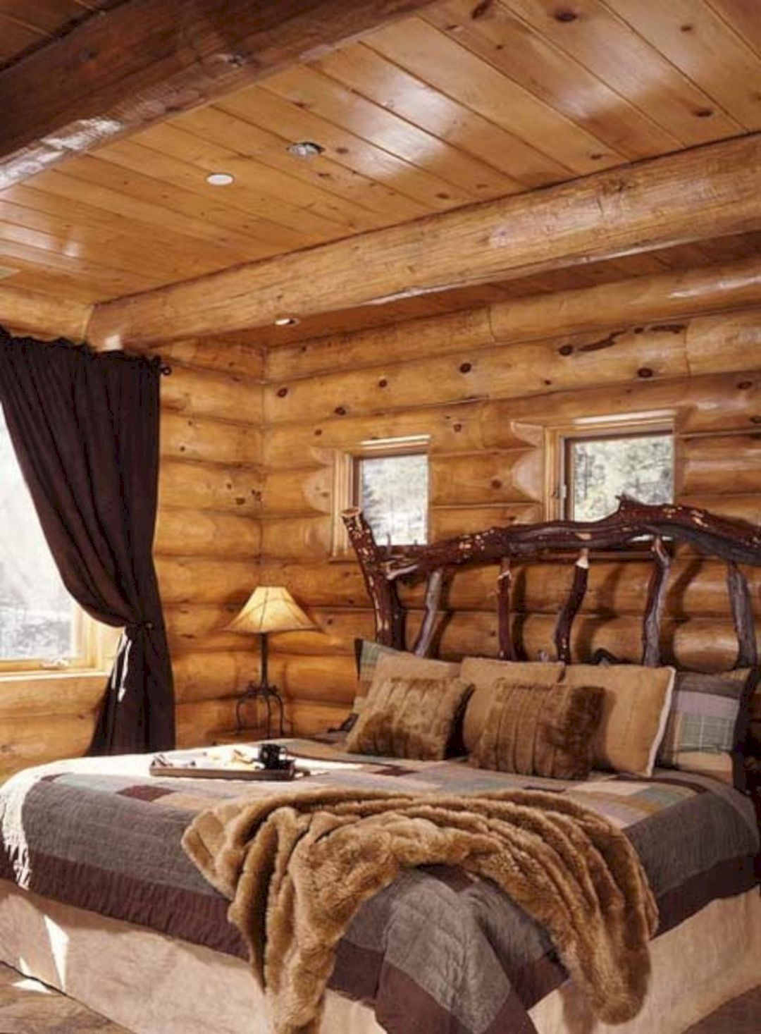 Rustic Style Bedroom
 Rustic Cabin Bedroom Decorating Ideas Rustic Cabin
