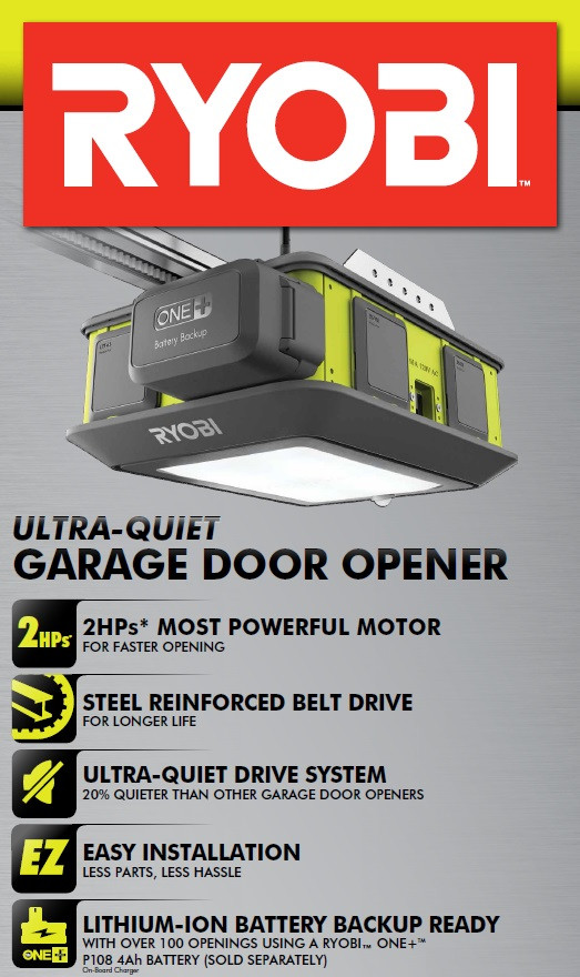 Ryobi Garage Door
 Ryobi Garage Door Opener Review Plug n Play in your Garage