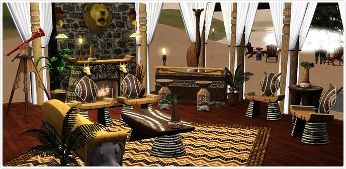 Safari Rugs Living Room
 Jungle Kitchen Decor