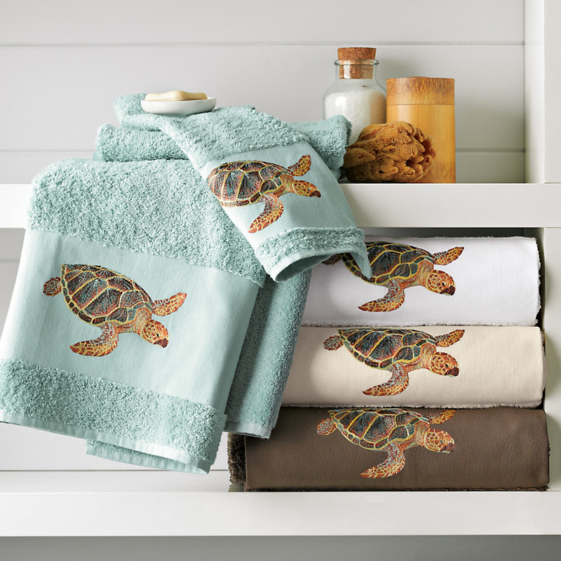 Sea Turtle Bathroom Decor
 Sea Turtle Towels