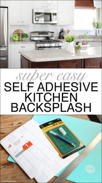 Self Adhesive Kitchen Backsplash
 Self Adhesive Kitchen Backsplash How to Nest for Less™