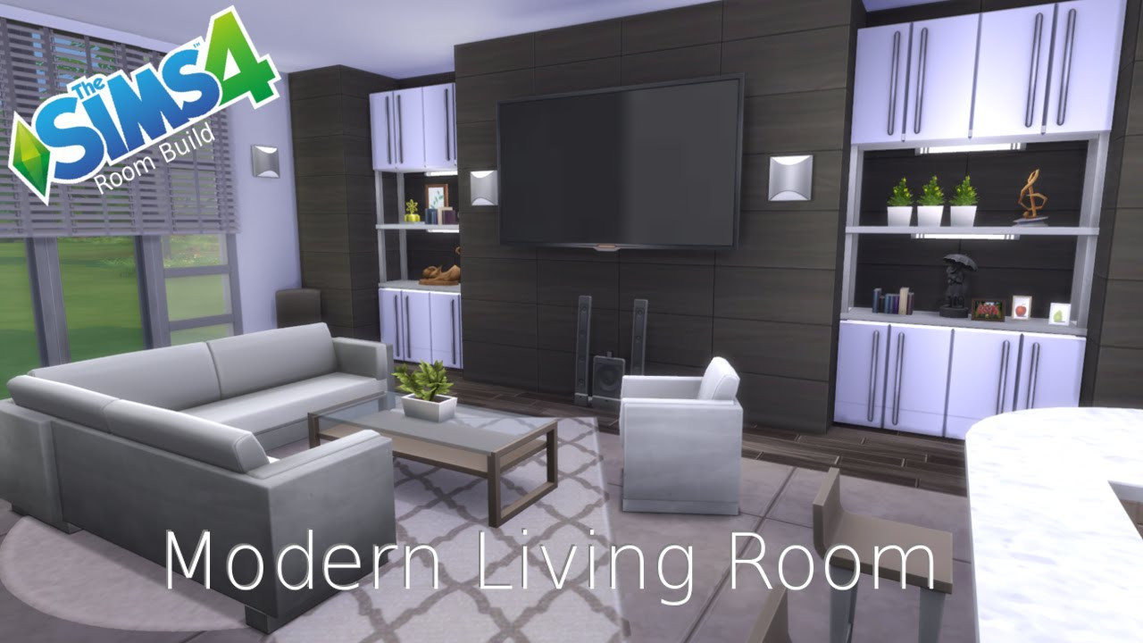 Sims 4 Living Room Ideas
 The Sims 4 Room Build Modern Living Room