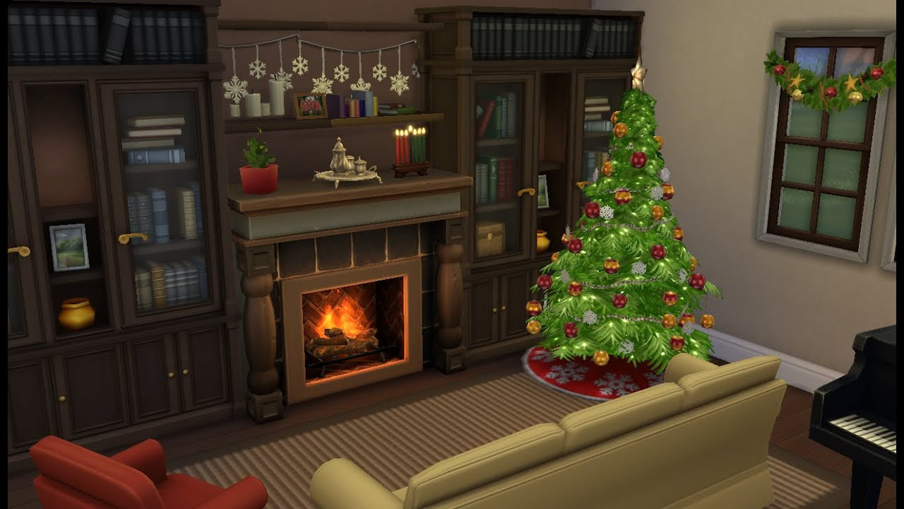 Sims 4 Living Room Ideas
 Sims 4 Room Design Christmas Living Room