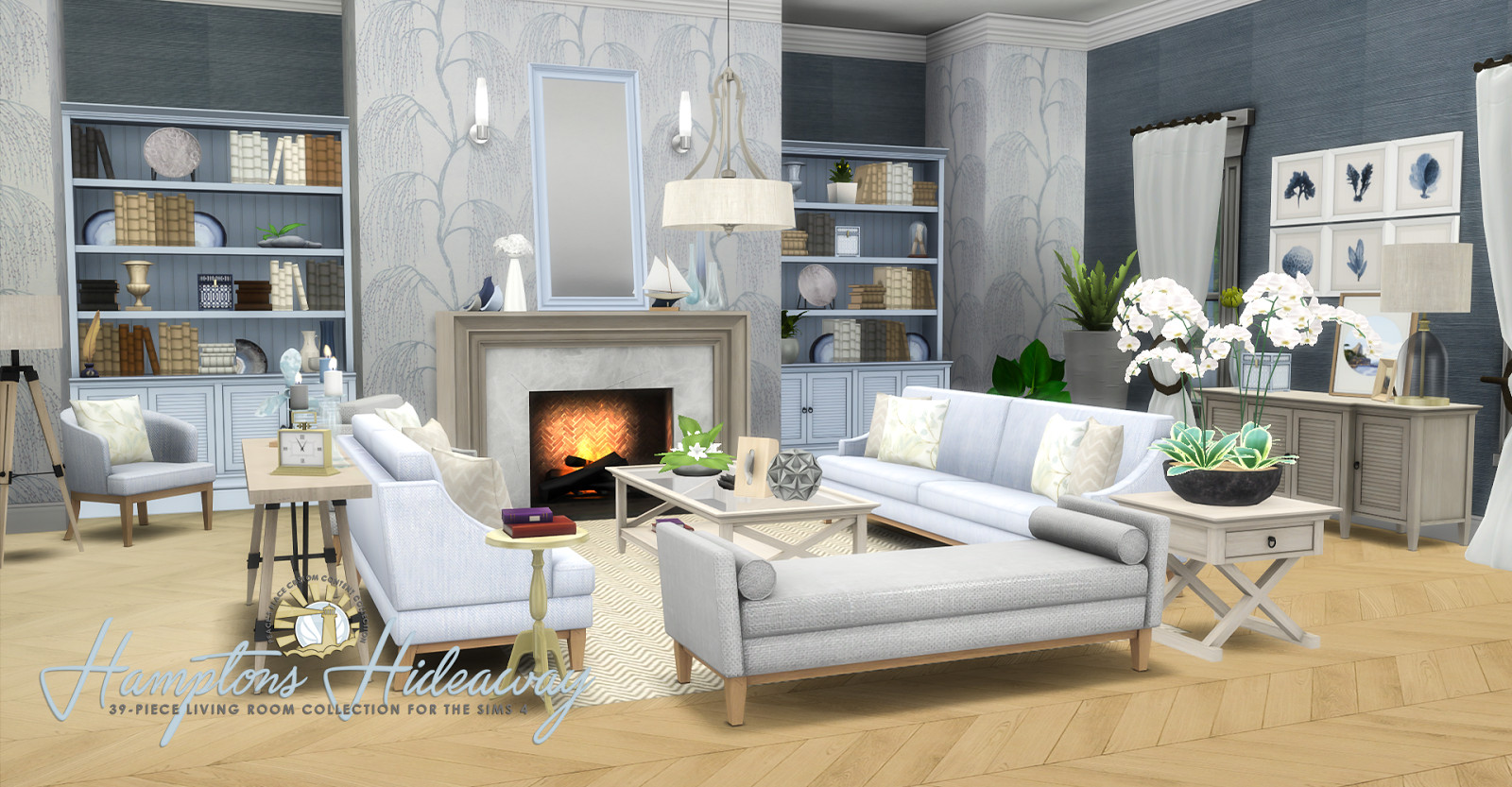 Sims 4 Living Room Ideas
 My Sims 4 Blog Updated Hamptons Hideaway Living Room