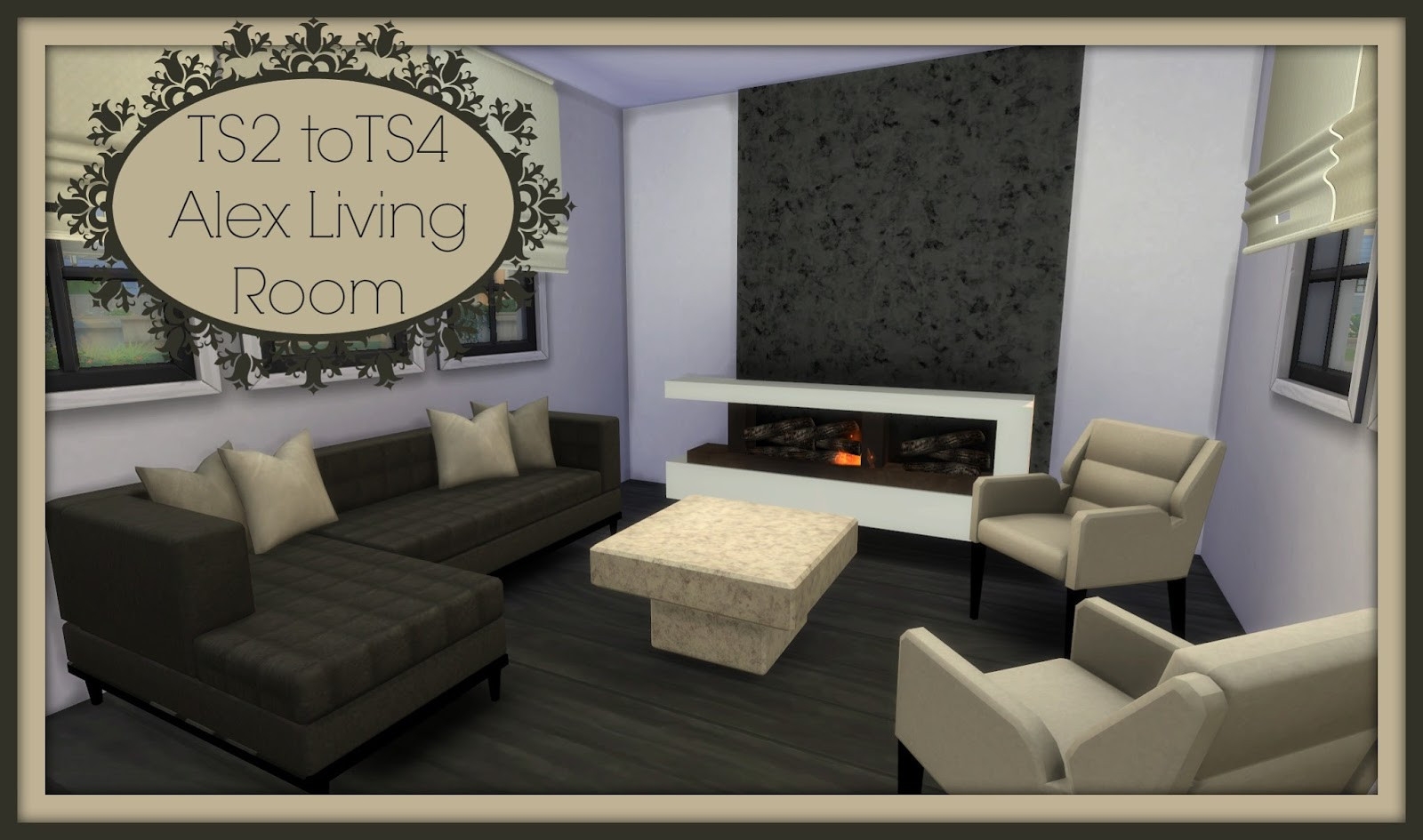 Sims 4 Living Room Ideas
 Sims 4 TS2 to TS4 Alex Living Room Dinha