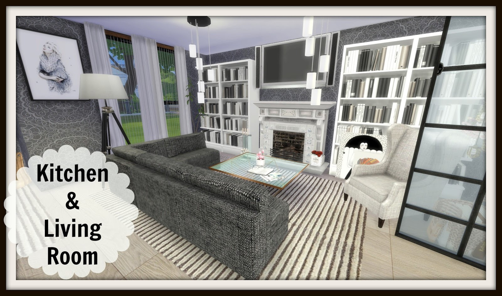 Sims 4 Living Room Ideas
 Sims 4 Kitchen & Living Room Dinha