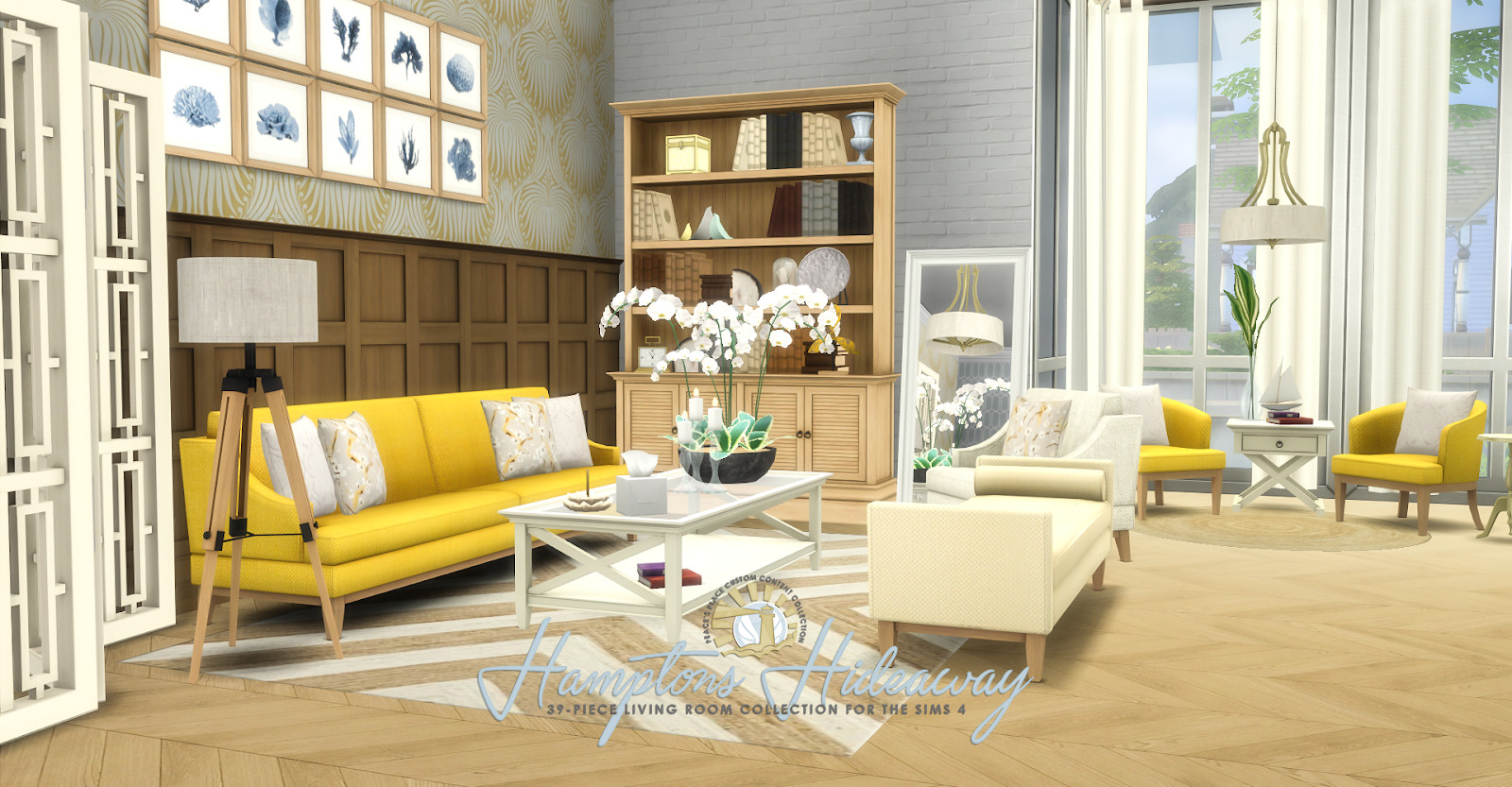 Sims 4 Living Room Ideas
 Simsational Designs Hamptons Hideaway Living Room Set