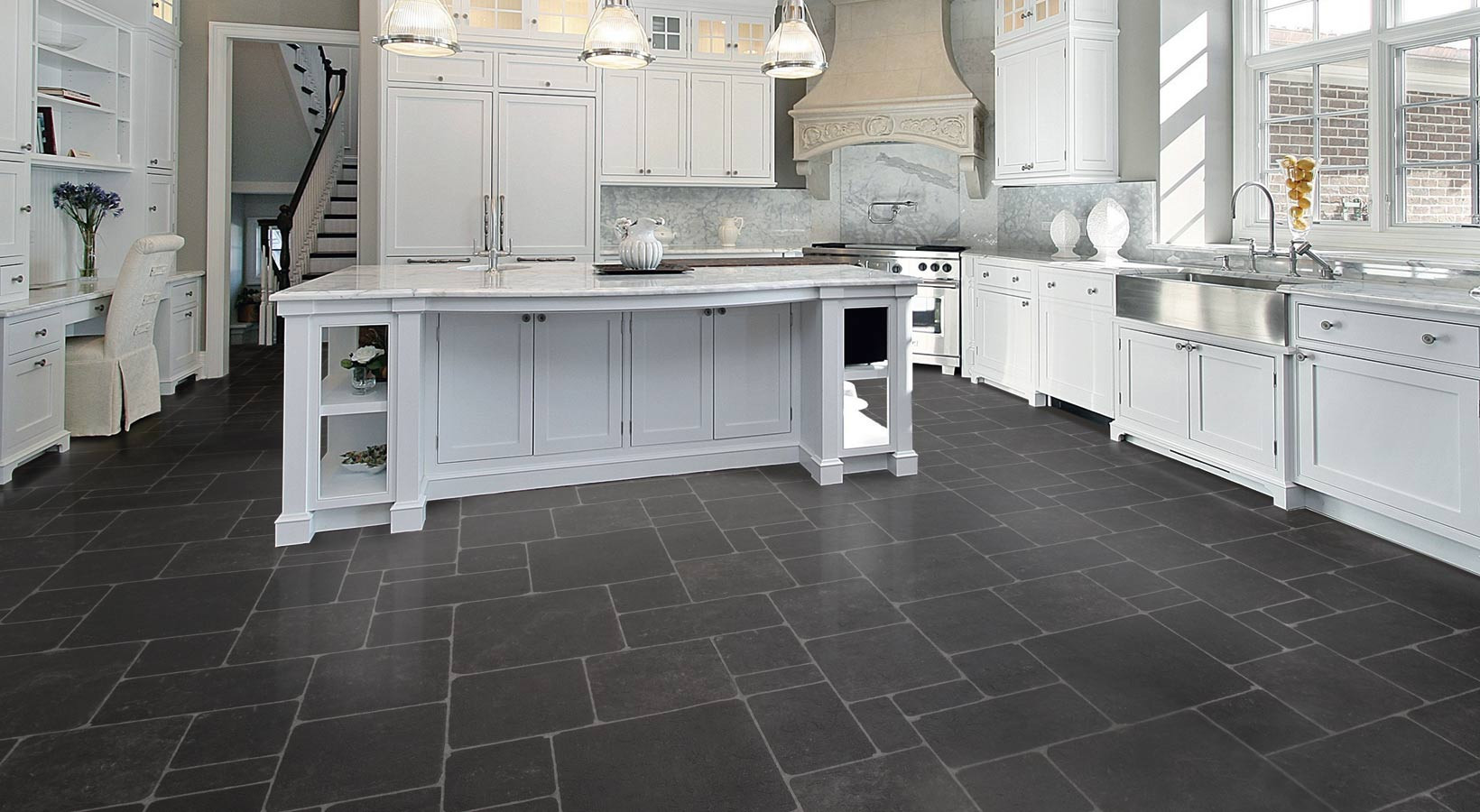 Slate Floors In Kitchen
 20 Trendy Slate Kitchen Floor Tiles – Home Family Style