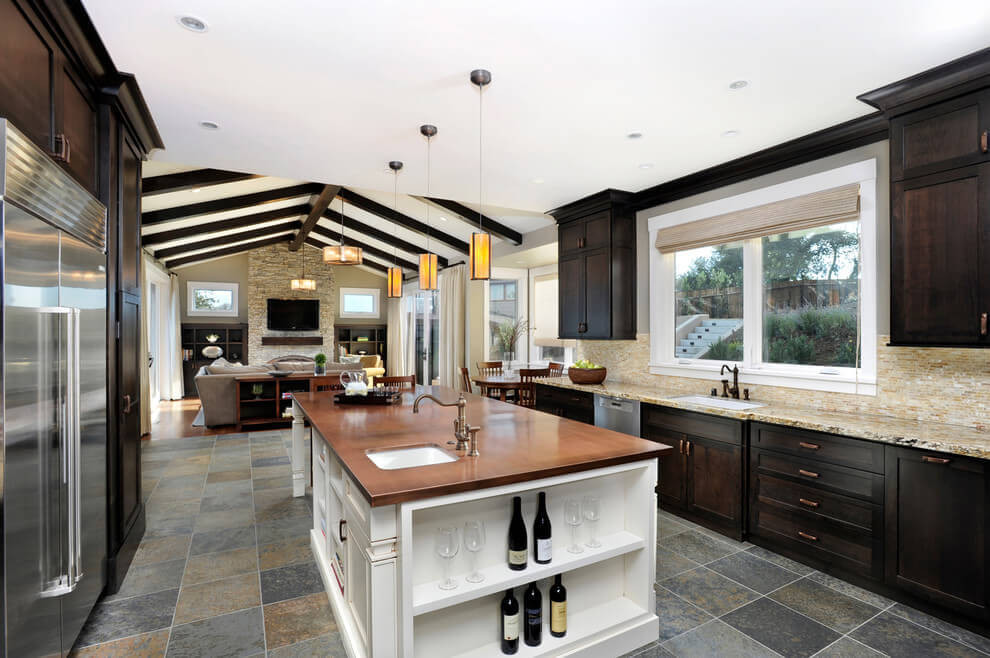 Slate Floors In Kitchen
 Slate Floor Tile in a Modern Kitchen – Remodeling Cost