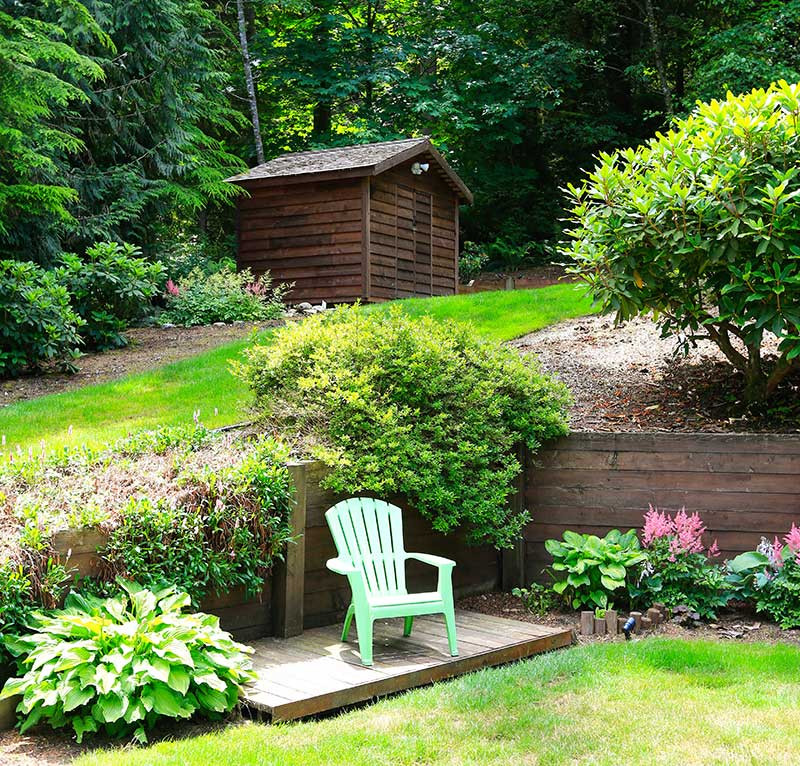 Sloped Backyard Ideas
 21 Landscaping Ideas for Slopes Slight Moderate and Steep