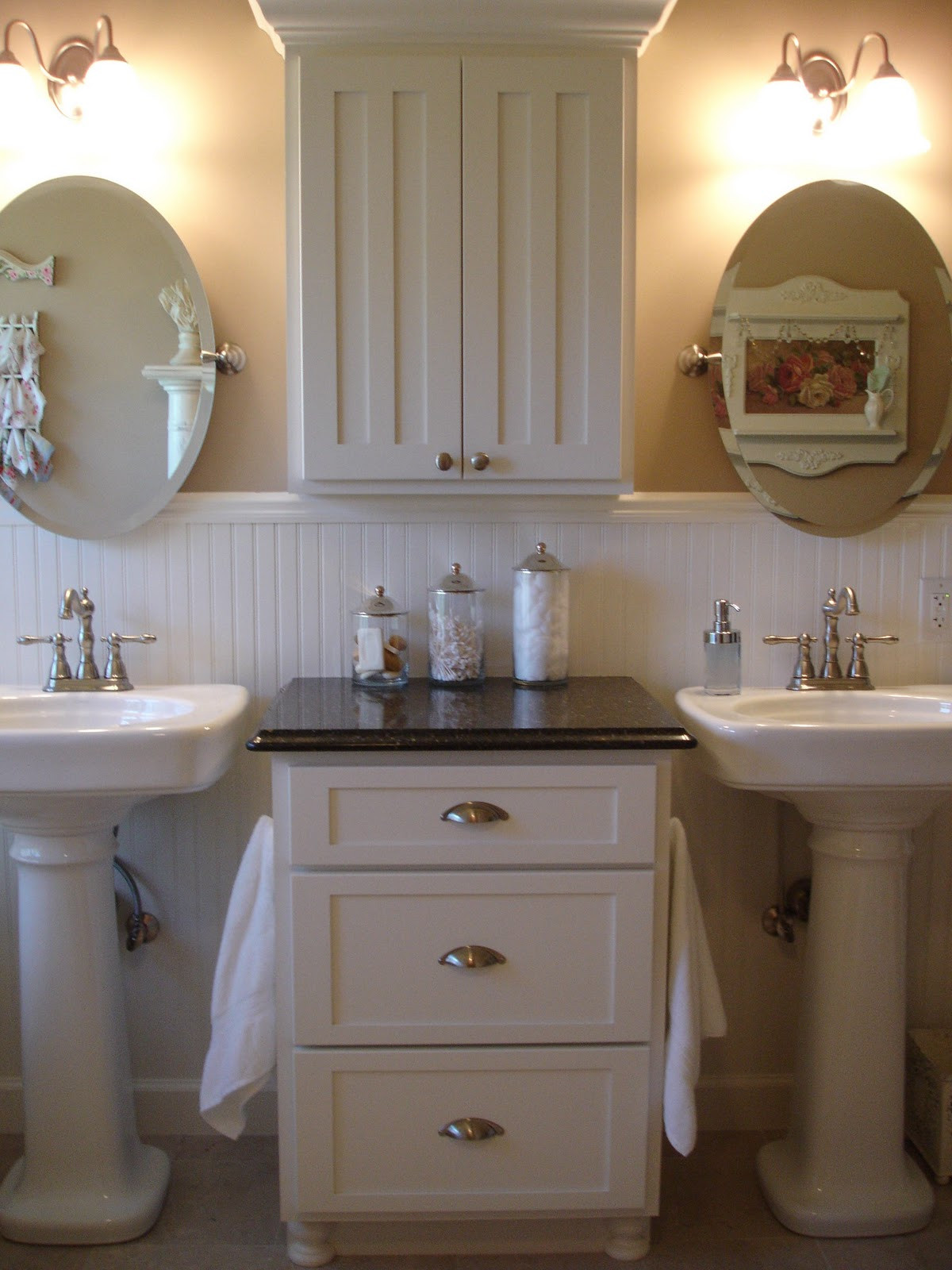 Small Bathroom Cabinet Ideas
 Forever Decorating My Master BathRoom Update
