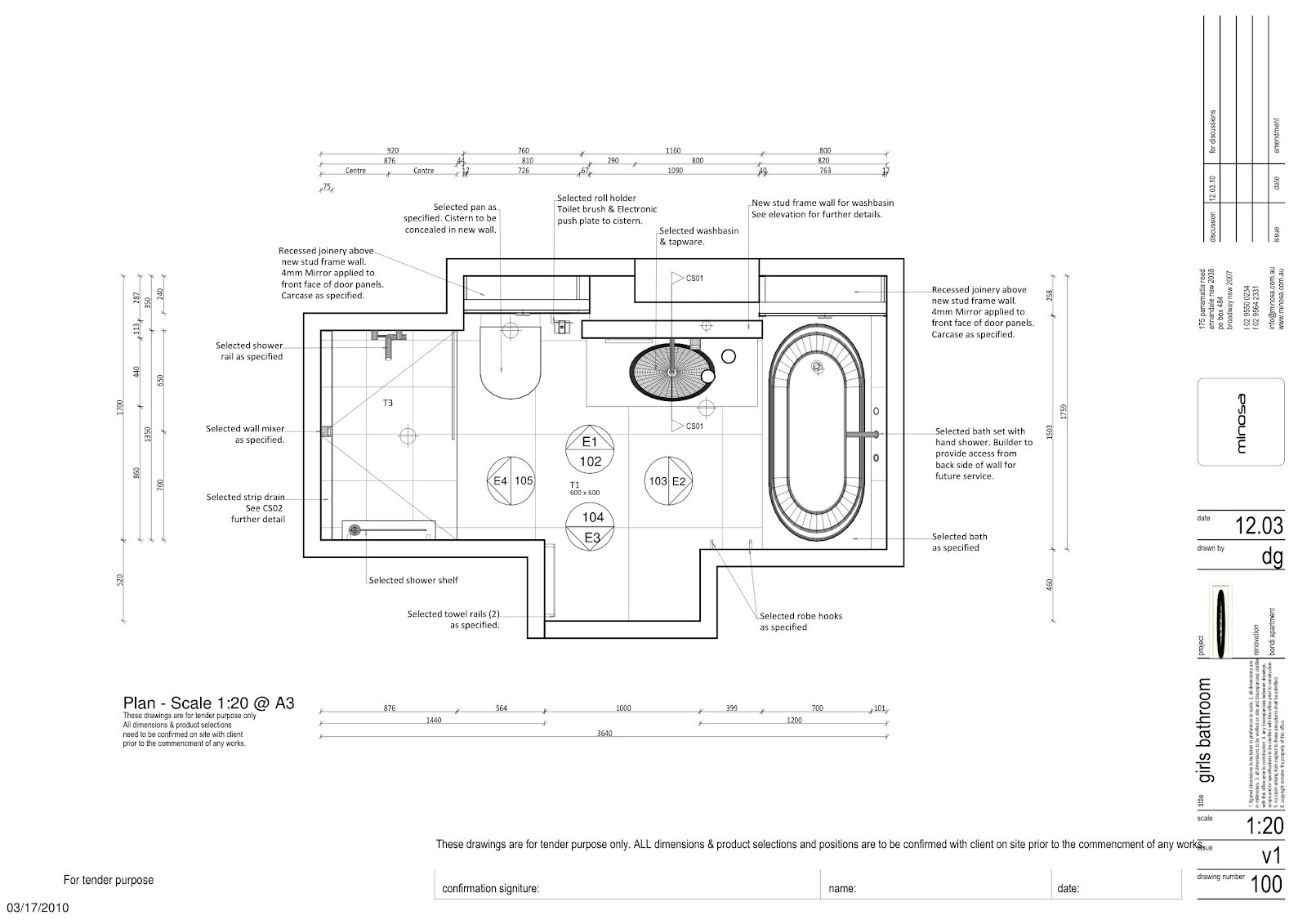 Small Bathroom Floor Plan
 Minosa Small bathroom that packs a lot of design into a