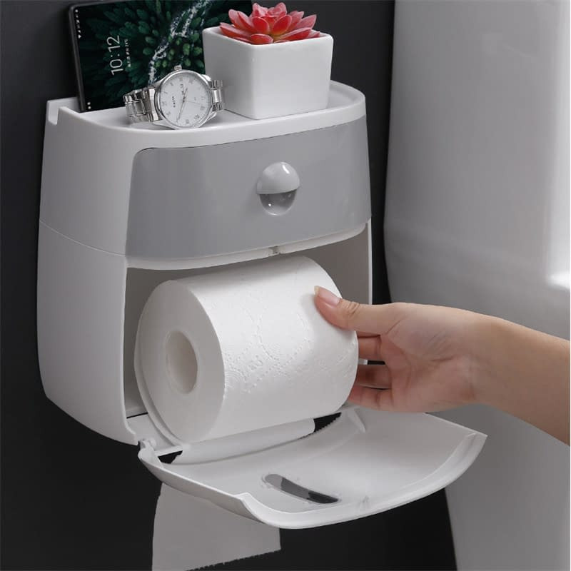 Small Bathroom Toilet Paper Holder
 Wall Mounted Toilet Paper Towel Holder Bathroom Small
