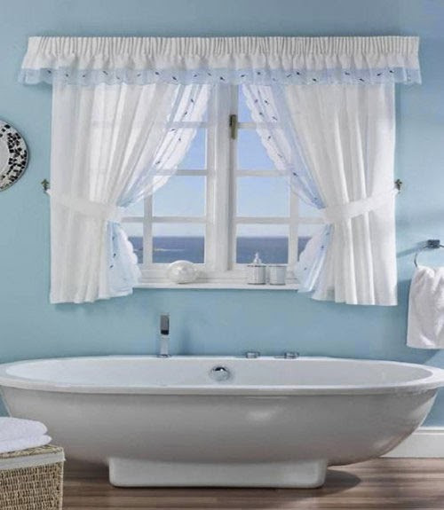 Small Bathroom Window Treatments
 Curtain Ideas of window treatments for small
