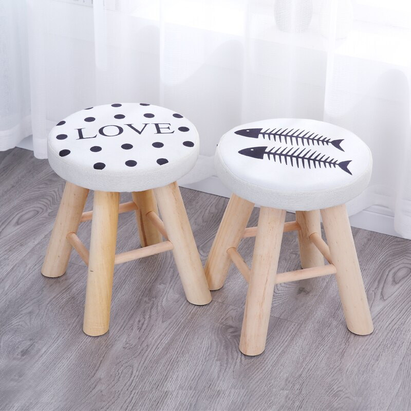 Small Benches For Living Room
 Cloth stools fashion household living room round benches