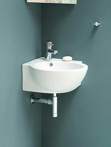 Small Corner Bathroom Sink
 Corner Bathroom Sinks Creating Space Saving Modern