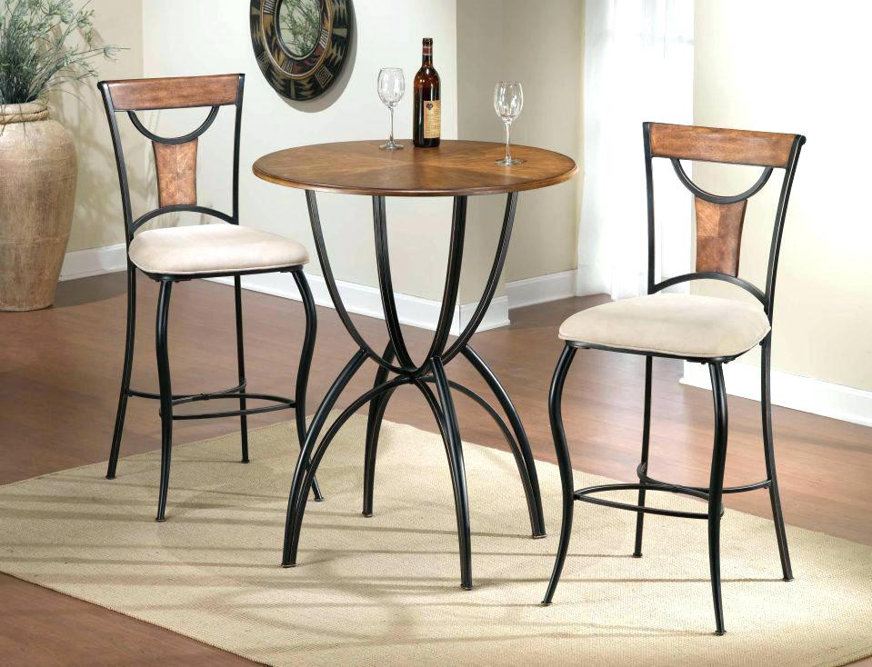 bistro set as kitchen table