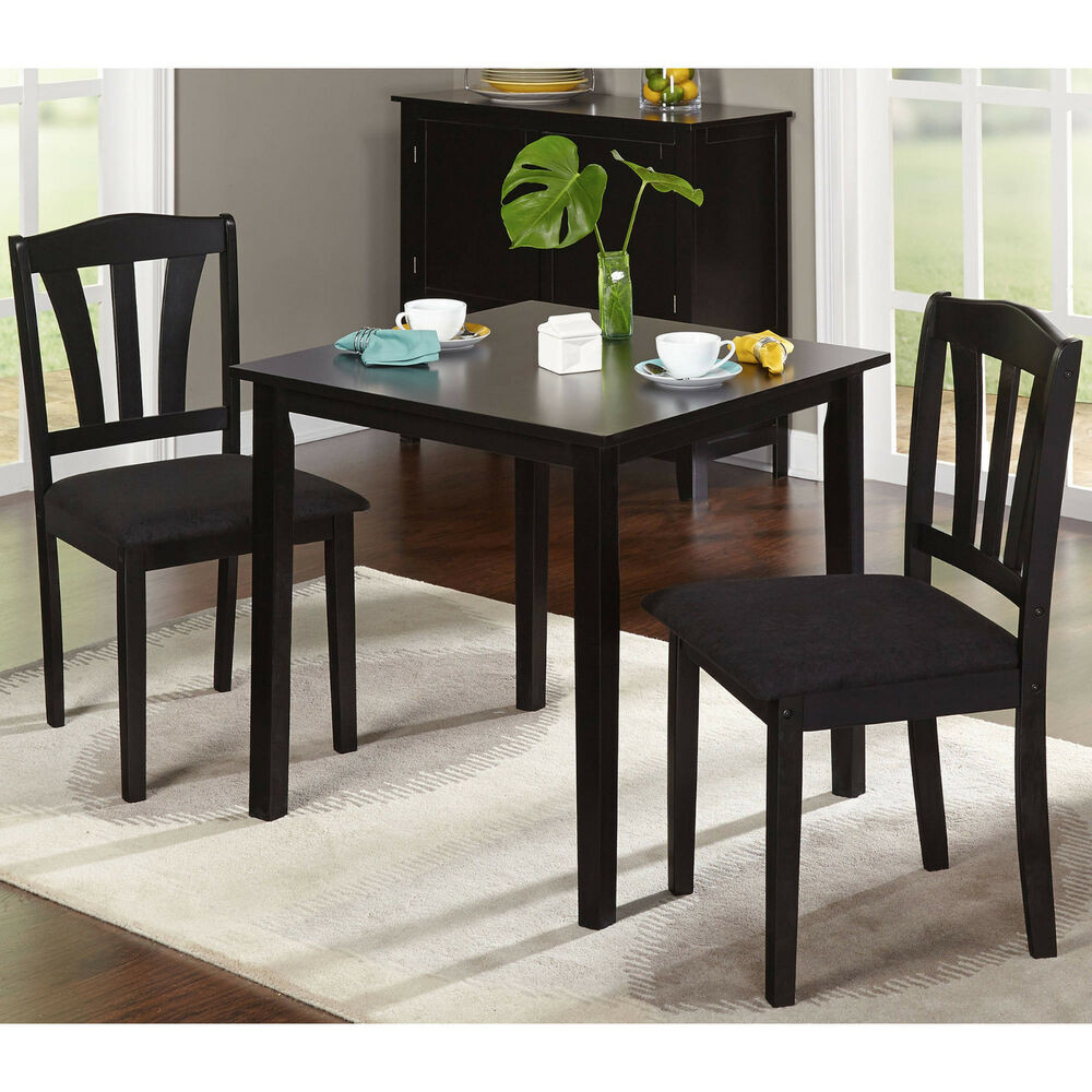 Small Kitchen Dinette Set
 Small 3 Piece Dining Set Table And Chairs Kitchen